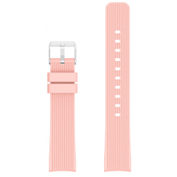 Ανταλλακτικό λουράκι QuickFit Silicone Strap Stripes Pink για Samsung Galaxy Watch3(45mm)/Watch(46mm)/Huawei Watch 3 (46mm)/ Watch 3 Pro (48mm)/GT 2/Pro/Honor GS Pro/Amazfit GTR 3 (46mm)/GTR 3 Pro/GTR(47mm)/ Stratos 3(48mm) (22mm)