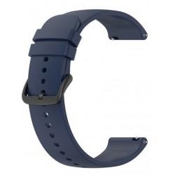Ανταλλακτικό λουράκι QuickFit Sport Strap Black Buckle Navy Blue για Samsung Galaxy Watch5 (40mm & 42mm)/Watch4 (40mm & 44mm)/ Watch4 Classic (42mm & 46mm)/ Watch3(41mm)/Active 2(40/44mm)/Amazfit GTS 3 (43mm)/GTR(42mm) (20mm)