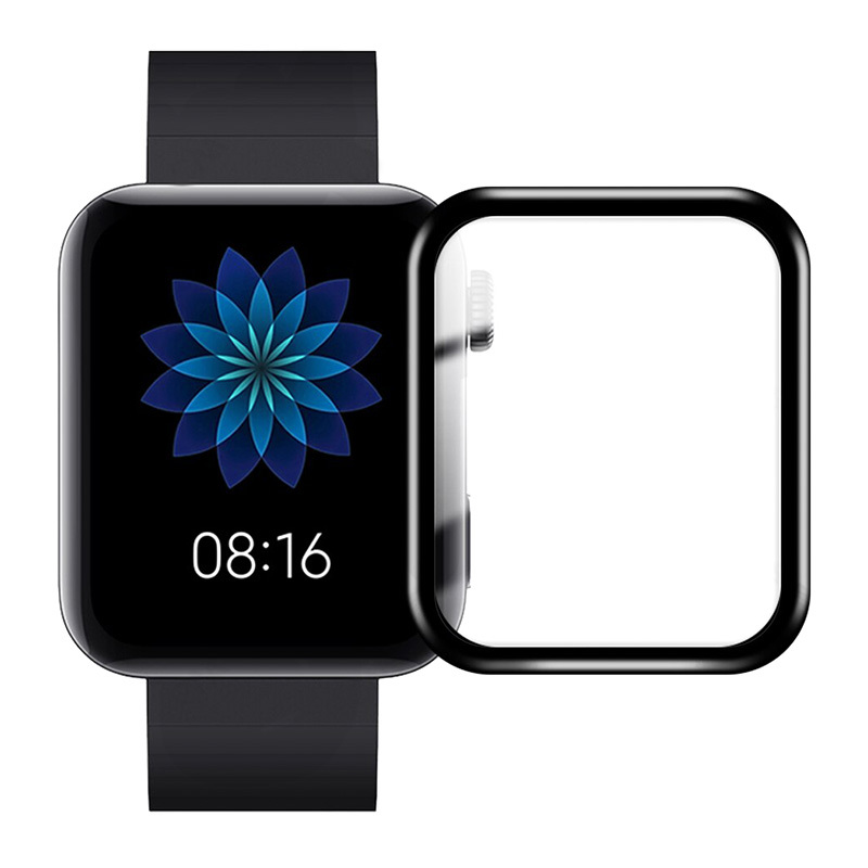Γυαλί Προστασίας Xiaomi Mi Watch Acrylic Full Glue Tempered Glass 9H Anticrash/Antishock Black 
