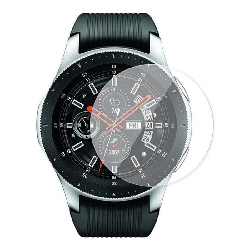 Γυαλί Προστασίας Samsung Galaxy Watch (46mm) Acrylic Full Glue Tempered Glass 9H Anticrash/Antishock 