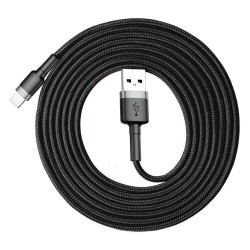 Καλώδιο Φόρτισης Baseus Cafule Series USB to Lightning Cable (CALKLF-CG1) 1.5A 2m Black