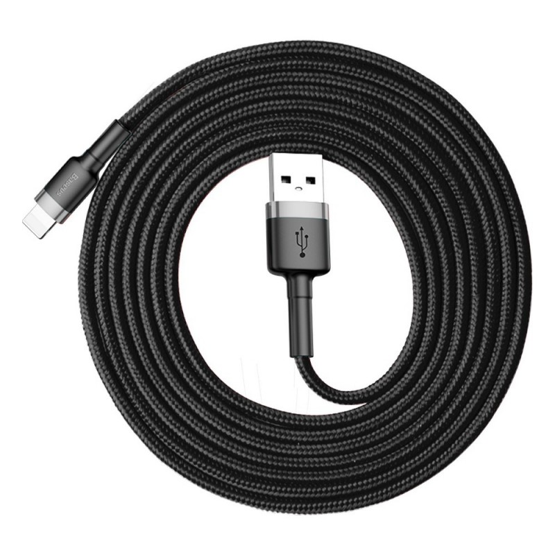 Καλώδιο Φόρτισης Baseus Cafule Series USB to Lightning Cable (CALKLF-CG1) 1.5A 2m Black
