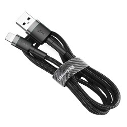 Καλώδιο Φόρτισης Baseus Cafule Series USB to Lightning Cable (CALKLF-CG1) 1.5A 2m Black