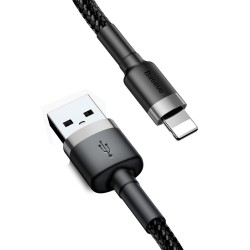 Καλώδιο Φόρτισης Baseus Cafule Series USB to Lightning Cable (CALKLF-CG1) 1.5A 2m Black
