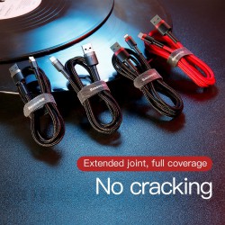 Καλώδιο Φόρτισης Baseus Cafule Series USB to Lightning Cable (CALKLF-CG1) 1.5A 2m Black
