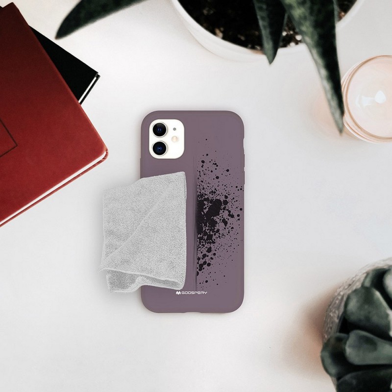 Θήκη Mercury Silicon Cover Soft touch/feeling Apple iPhone 13 (5.4") Lavender
