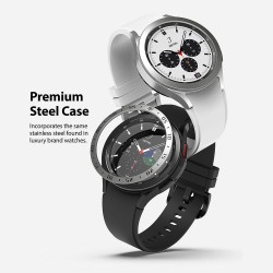 Προστατευτικό Ringke Air & Bezel Styling Samsung Galaxy Watch4 Classic (42mm) Stainless Silver