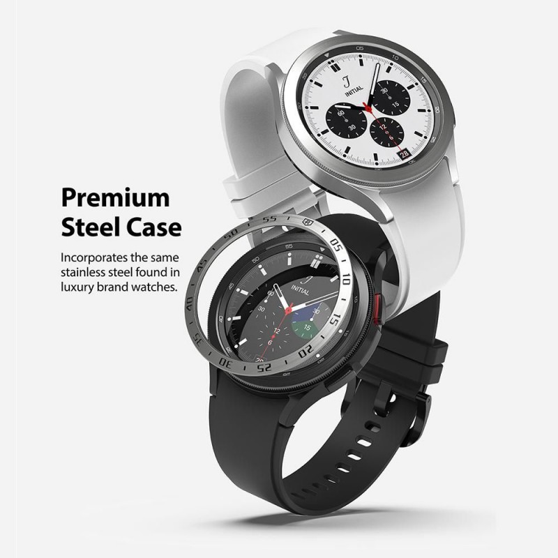 Προστατευτικό Ringke Air & Bezel Styling Samsung Galaxy Watch4 Classic (42mm) Stainless Silver