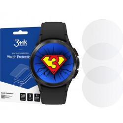 Γυαλί Προστασίας 3MK Flexible Samsung Galaxy Watch4 Classic (42mm) Tempered Glass 7H AntiCrash / AntiShock (3τμχ)