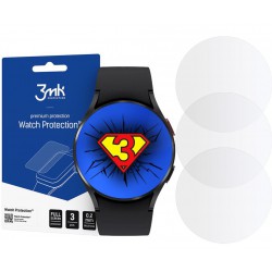 Γυαλί Προστασίας 3MK Flexible Samsung Galaxy Watch4 (44mm) Tempered Glass 7H AntiCrash / AntiShock (3τμχ)