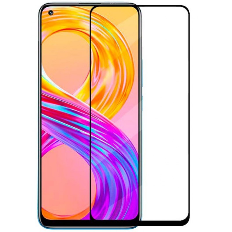 Γυαλί Προστασίας TCL 20 SE T671 Full Glue Tempered Glass 9H Full Screen Cover AntiCrash / AntiShock  Black