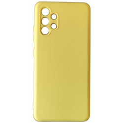 Θήκη Real Smooth Silicone Samsung Galaxy A32 SM-A325 Yellow