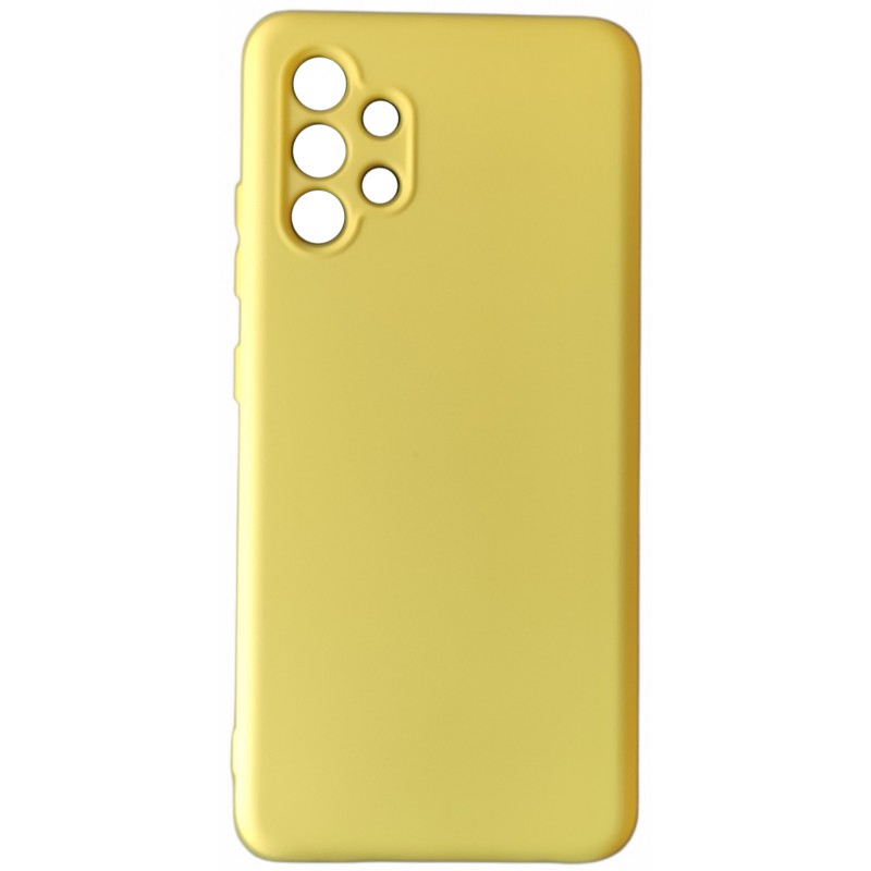 Θήκη Real Smooth Silicone Samsung Galaxy A32 SM-A325 Yellow