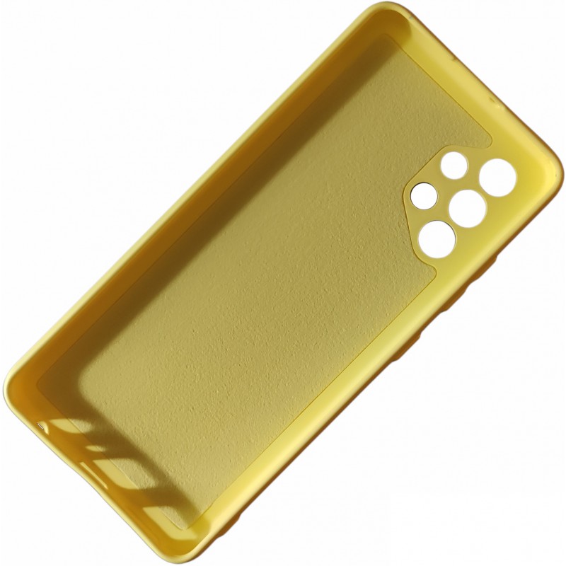 Θήκη Real Smooth Silicone Samsung Galaxy A32 SM-A325 Yellow