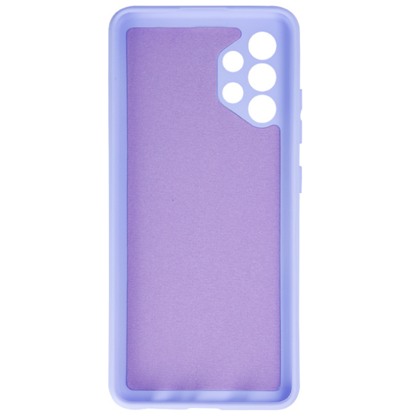 Θήκη Real Smooth Silicone Samsung Galaxy A32 SM-A325 Pastel Violet