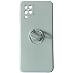 Θήκη Real Smooth Silicone Ring Finger Grip Samsung Galaxy S23 Ultra 5G S918 Mint