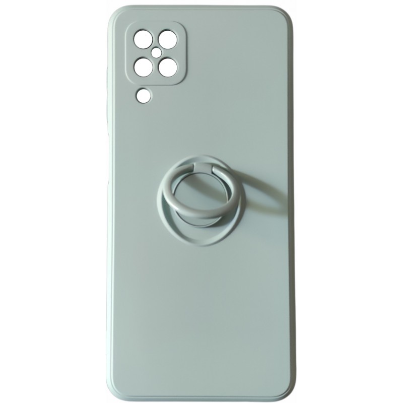 Θήκη Real Smooth Silicone Ring Finger Grip Samsung Galaxy S23 Ultra 5G S918 Mint
