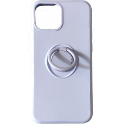 Θήκη Real Smooth Silicone Ring Finger Grip Apple iPhone 13 Mini (5.4") Purple