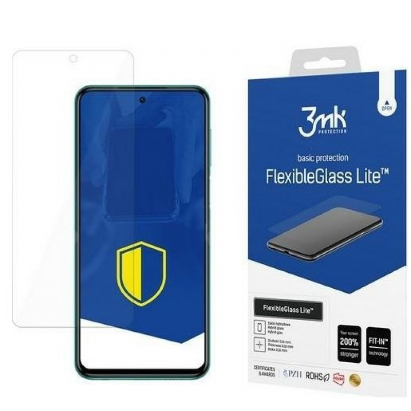 Γυαλί Προστασίας Xiaomi Redmi Note 9 Pro 3MK Flexible Glass Lite 6H AntiCrash / AntiShock 