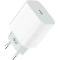 Φορτιστής Ταξιδιού XO L77 QC3.0 type-C 20W PD Fast Charger White