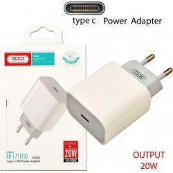 Φορτιστής Ταξιδιού XO L77 QC3.0 type-C 20W PD Fast Charger White
