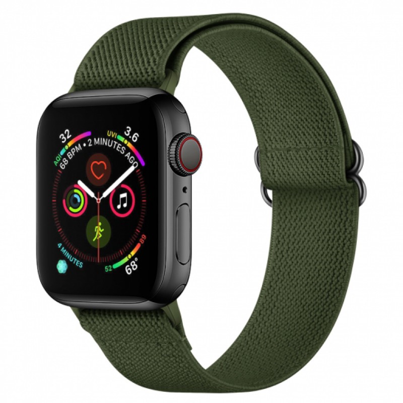 Ανταλλακτικό λουράκι QuickFit Tech-Protect Mellow Apple Watch 1/2/3/4/5/6/SE/7/8 (42/44/45/49mm) Nylon Green