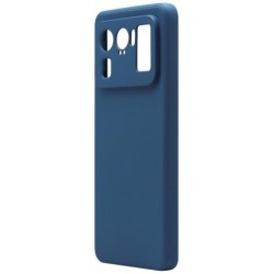 Θήκη TPU iNOS Liquid Silicone Xiaomi Mi 11 Ultra L-Cover Blue