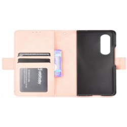 Θήκη Retro Pattern PU Leather & Velvet Pouch with Multi-Card Slot Samsung Galaxy Z Fold3 5G SM-F926 Pink Θήκη Retro Pattern PU Leather & Velvet Pouch with Multi-Card Slot Samsung Galaxy Z Fold3 5G SM-F926 Pink