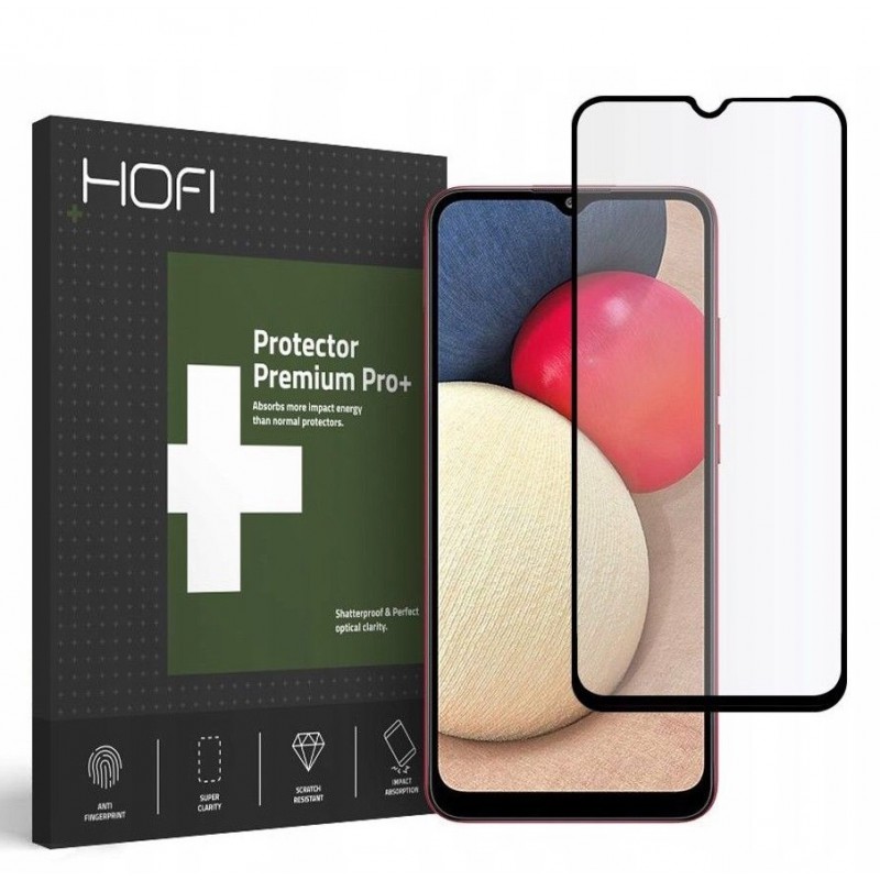 Γυαλί Προστασίας Hofi Hybrid Samsung Galaxy A02s/A03s/A03 SM-A025/A037/A035 Tempered Glass Pro+ 9H AntiCrash/AntiShock Black