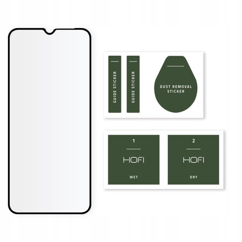 Γυαλί Προστασίας Hofi Hybrid Samsung Galaxy A02s/A03s/A03 SM-A025/A037/A035 Tempered Glass Pro+ 9H AntiCrash/AntiShock Black