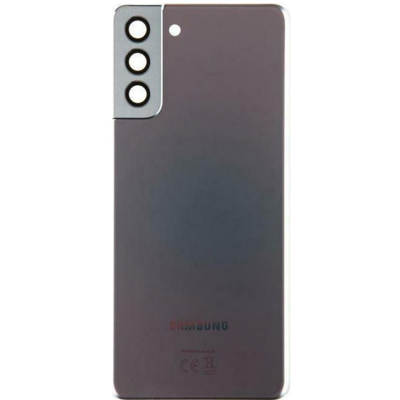 Καπάκι Μπαταρίας Samsung Galaxy S21+ 5G SM-G996 Phantom Silver Grade A+ (OEM) with Camera Glass