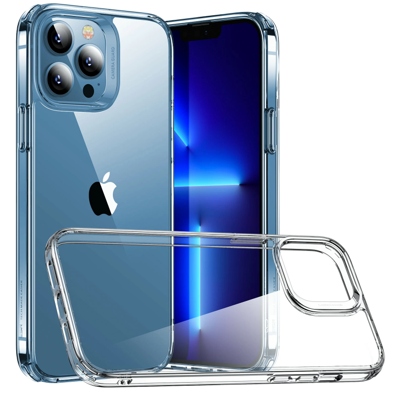 Θήκη Ultra Hybrid Real Glass Apple iPhone 13 Pro Max (6.7") Clear