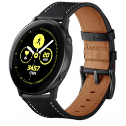 Ανταλλακτικό λουράκι Genuine Leather Black Buckle Black για Samsung Galaxy Watch5 (40mm & 42mm)/Watch4 (40mm & 44mm)/ Watch4 Classic (42mm & 46mm)/ Watch3(41mm)/Active 2(40/44mm)/Amazfit GTS 3 (43mm)/GTR(42mm) (20mm) Ανταλλακτικό λουράκι Genuine Leather Black Buckle Black για Samsung Galaxy Watch5 (40mm & 42mm)/Watch4 (40mm & 44mm)/ Watch4 Classic (42mm & 46mm)/ Watch3(41mm)/Active 2(40/44mm)/Amazfit GTS 3 (43mm)/GTR(42mm) (20mm)
