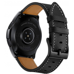 Ανταλλακτικό λουράκι Genuine Leather Black Buckle Black για Samsung Galaxy Watch5 (40mm & 42mm)/Watch4 (40mm & 44mm)/ Watch4 Classic (42mm & 46mm)/ Watch3(41mm)/Active 2(40/44mm)/Amazfit GTS 3 (43mm)/GTR(42mm) (20mm) Ανταλλακτικό λουράκι Genuine Leather Black Buckle Black για Samsung Galaxy Watch5 (40mm & 42mm)/Watch4 (40mm & 44mm)/ Watch4 Classic (42mm & 46mm)/ Watch3(41mm)/Active 2(40/44mm)/Amazfit GTS 3 (43mm)/GTR(42mm) (20mm)