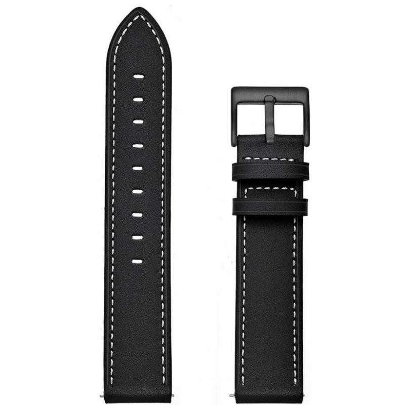 Ανταλλακτικό λουράκι Genuine Leather Black Buckle Black για Samsung Galaxy Watch5 (40mm & 42mm)/Watch4 (40mm & 44mm)/ Watch4 Classic (42mm & 46mm)/ Watch3(41mm)/Active 2(40/44mm)/Amazfit GTS 3 (43mm)/GTR(42mm) (20mm) Ανταλλακτικό λουράκι Genuine Leather Black Buckle Black για Samsung Galaxy Watch5 (40mm & 42mm)/Watch4 (40mm & 44mm)/ Watch4 Classic (42mm & 46mm)/ Watch3(41mm)/Active 2(40/44mm)/Amazfit GTS 3 (43mm)/GTR(42mm) (20mm)