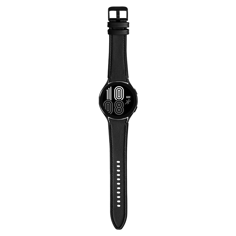 Ανταλλακτικό λουράκι Genuine Leather & Silicone Black για Samsung Galaxy Watch5 (40mm & 42mm)/Watch4 (40mm)/Watch4 (44mm) (20mm) Ανταλλακτικό λουράκι Genuine Leather & Silicone Black για Samsung Galaxy Watch5 (40mm & 42mm)/Watch4 (40mm)/Watch4 (44mm) (20mm)
