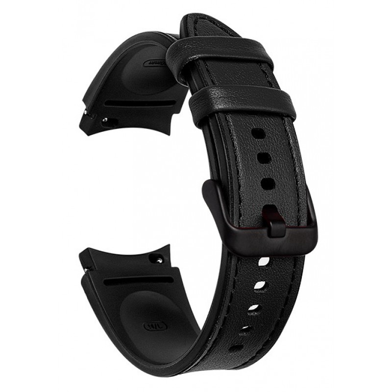 Ανταλλακτικό λουράκι Genuine Leather & Silicone Black για Samsung Galaxy Watch5 (40mm & 42mm)/Watch4 (40mm)/Watch4 (44mm) (20mm) Ανταλλακτικό λουράκι Genuine Leather & Silicone Black για Samsung Galaxy Watch5 (40mm & 42mm)/Watch4 (40mm)/Watch4 (44mm) (20mm)