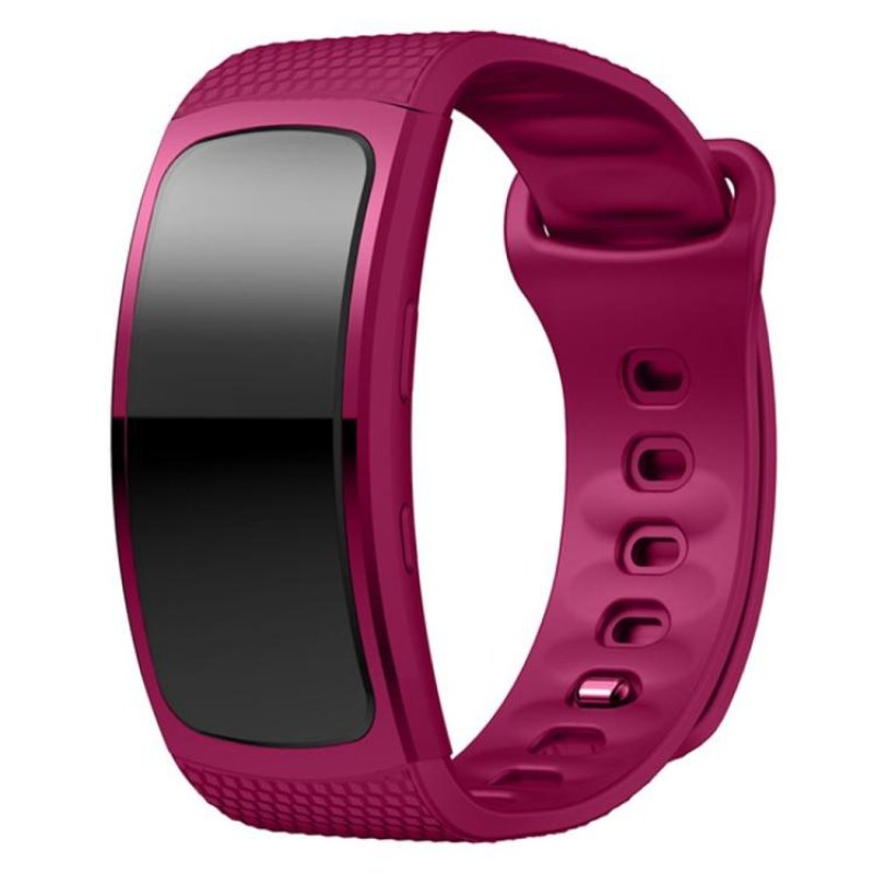 Ανταλλακτικό λουράκι Silicone Samsung Gear Fit 2/Pro Rhombus Pattern Purple