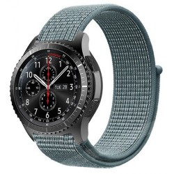 Ανταλλακτικό λουράκι QuickFit Nylon Celestial Teal για Samsung Galaxy Watch5 (40mm & 42mm)/Watch4 (40mm & 44mm)/ Watch4 Classic (42mm & 46mm)/ Watch3(41mm)/Active 2(40/44mm)/Amazfit GTS 3 (43mm)/GTR(42mm) (20mm)