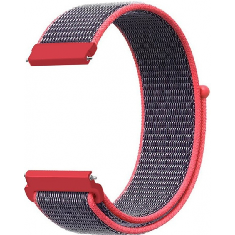 Ανταλλακτικό λουράκι QuickFit Nylon Electric Pink για Samsung Galaxy Watch3(45mm)/Watch(46mm)/Huawei Watch 3 (46mm)/ Watch 3 Pro (48mm)/GT 2/Pro/Honor GS Pro/Amazfit GTR 3 (46mm)/GTR 3 Pro/GTR(47mm)/ Stratos 3(48mm) (22mm)