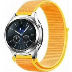 Ανταλλακτικό λουράκι QuickFit Nylon Canary Yellow για Samsung Galaxy Watch3(45mm)/Watch(46mm)/Huawei Watch 3 (46mm)/ Watch 3 Pro (48mm)/GT 2/Pro/Honor GS Pro/Amazfit GTR 3 (46mm)/GTR 3 Pro/GTR(47mm)/ Stratos 3(48mm) (22mm)