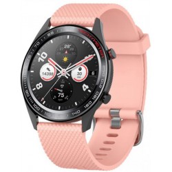 Ανταλλακτικό λουράκι QuickFit Textured Silicone Pink για Samsung Galaxy Watch3(45mm)/Watch(46mm)/Huawei Watch 3 (46mm)/ Watch 3 Pro (48mm)/GT 2/Pro/Honor GS Pro/Amazfit GTR 3 (46mm)/GTR 3 Pro/GTR(47mm)/ Stratos 3(48mm) (22mm)