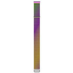 Ανταλλακτικό λουράκι QuickFit Milanese Band Holographic Rainbow για Samsung Galaxy Watch5 (40mm & 42mm)/Watch4 (40mm & 44mm)/ Watch4 Classic (42mm & 46mm)/ Watch3(41mm)/Active 2(40/44mm)/Amazfit GTS 3 (43mm)/GTR(42mm) (20mm)
