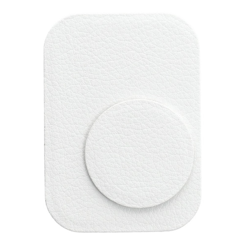 Βάση Κινητού Badget for Magnet Car Holder Eco Leather White