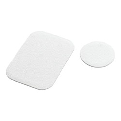 Βάση Κινητού Badget for Magnet Car Holder Eco Leather White