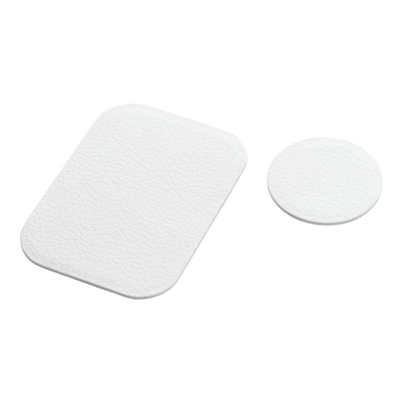 Βάση Κινητού Badget for Magnet Car Holder Eco Leather White