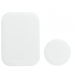 Βάση Κινητού Badget for Magnet Car Holder Eco Leather White
