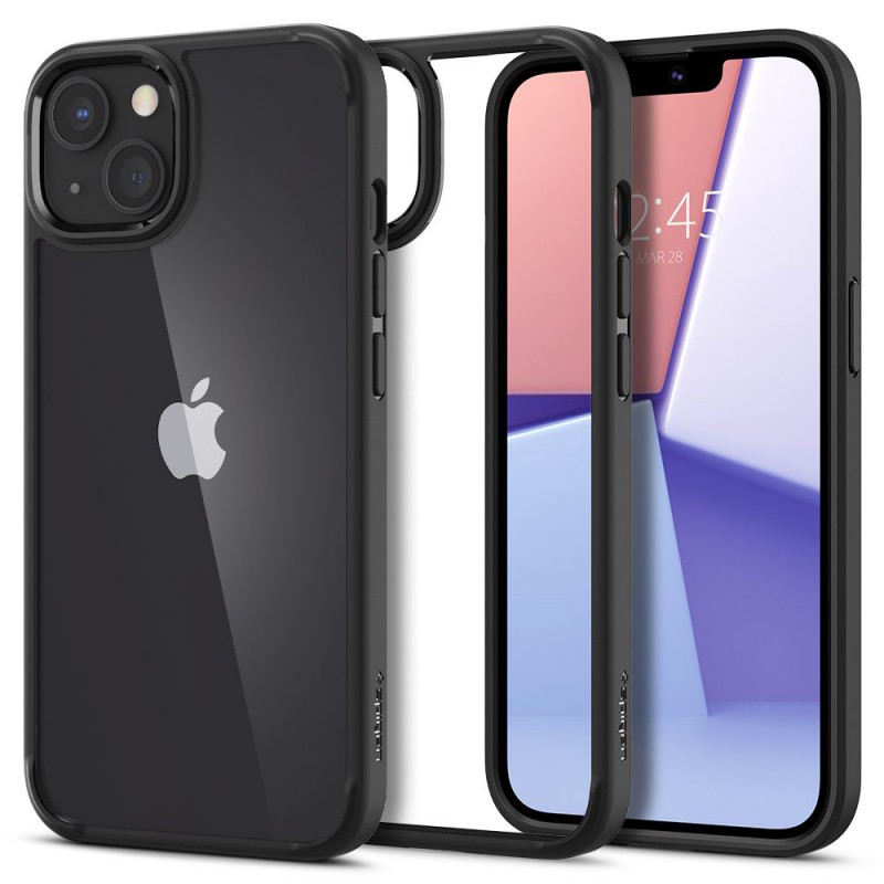 Θήκη Spigen Ultra Hybrid Apple iPhone 13 (6.1") Matte Black (ACS03523)