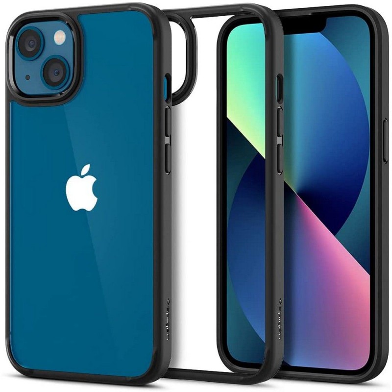 Θήκη Spigen Ultra Hybrid Apple iPhone 13 (6.1") Matte Black (ACS03523)