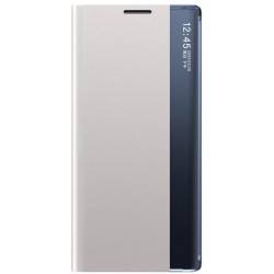 Θήκη Smart View Flip Samsung Galaxy A22 4G/M32 4G/M22 4G SM-A225/M325/M225F Leather White